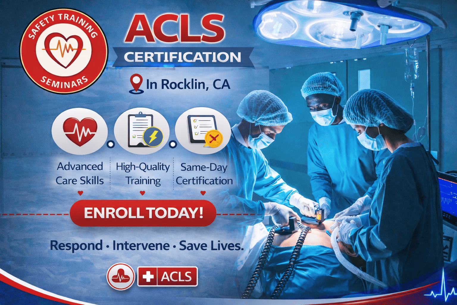 ACLS certification course in Rocklin